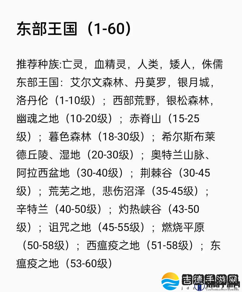 魔兽世界怀旧服部落35-37级高效升级攻略：解锁最佳路线速升指南